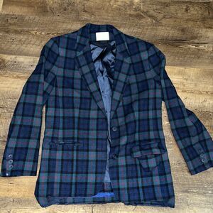 Vintage Pendleton Women's Plaid Blazer Jacket Size 12